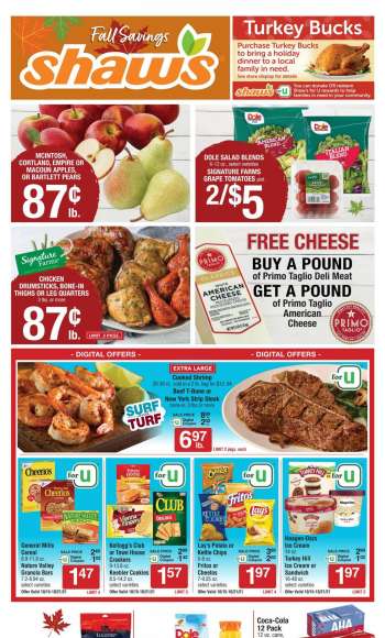Shaw’s Flyer - 10/15/2021 - 10/21/2021.