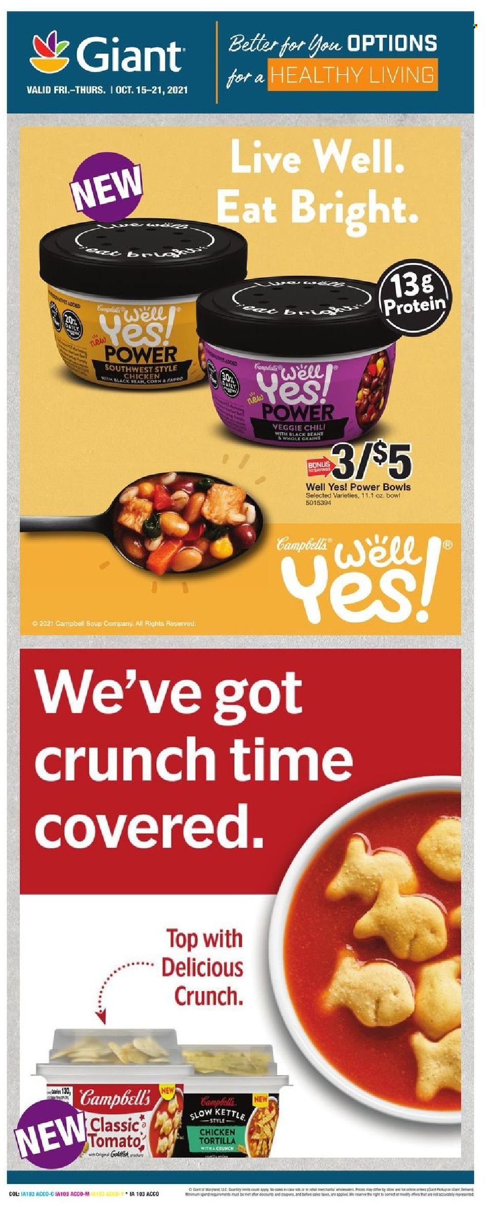 Giant Food ad - 10/15/2021 - 10/21/2021. Page 13
