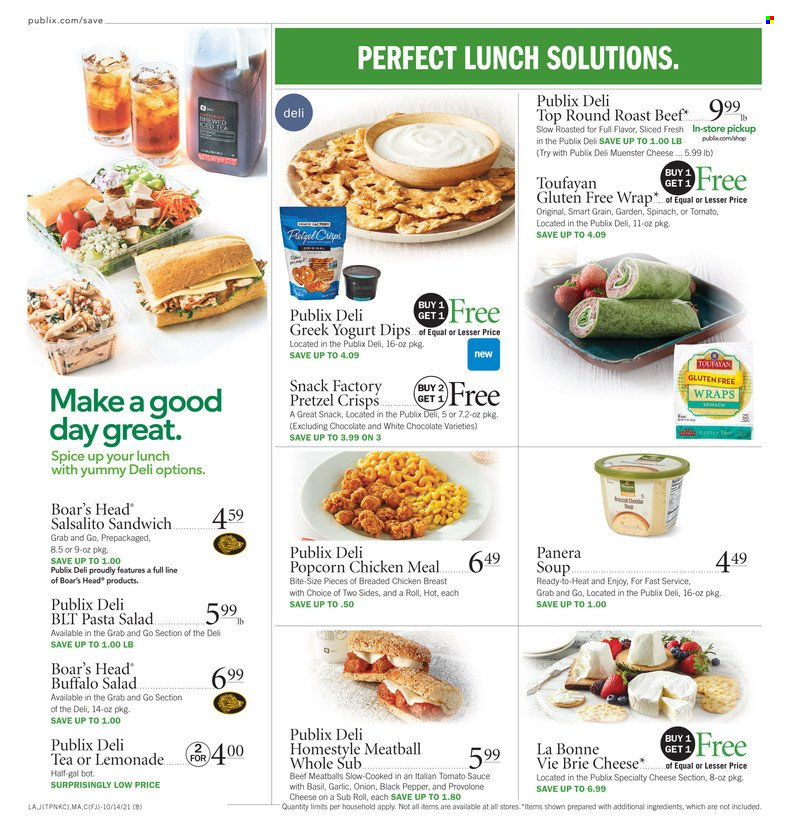 Publix ad - 10/14/2021 - 10/20/2021. Page 8