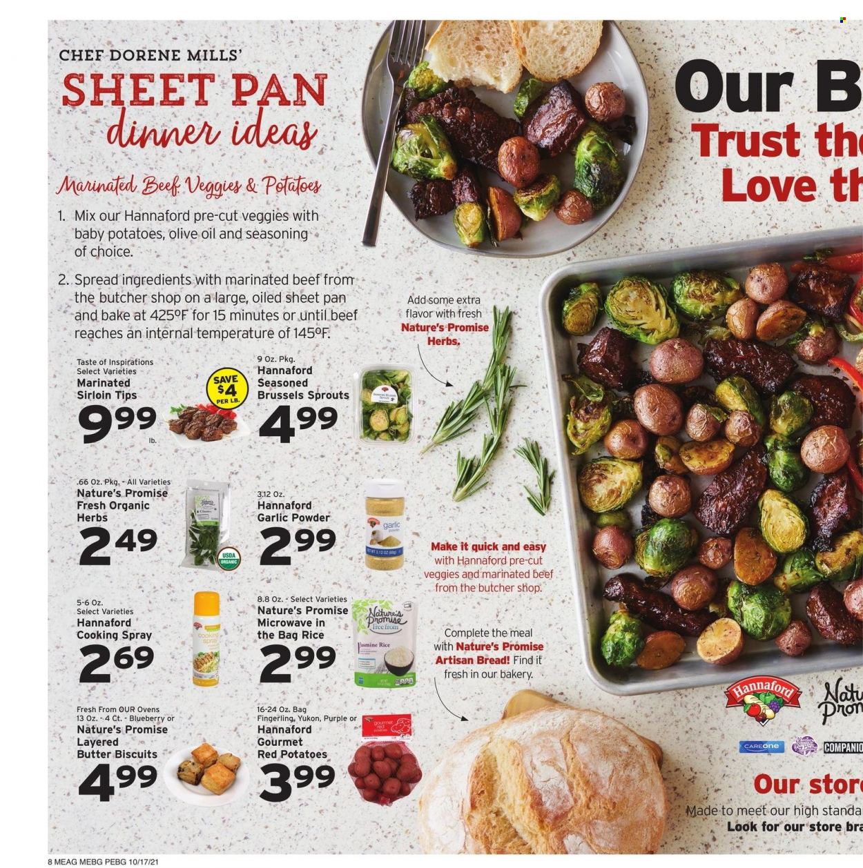 Hannaford ad - 10/17/2021 - 10/23/2021. Page 9