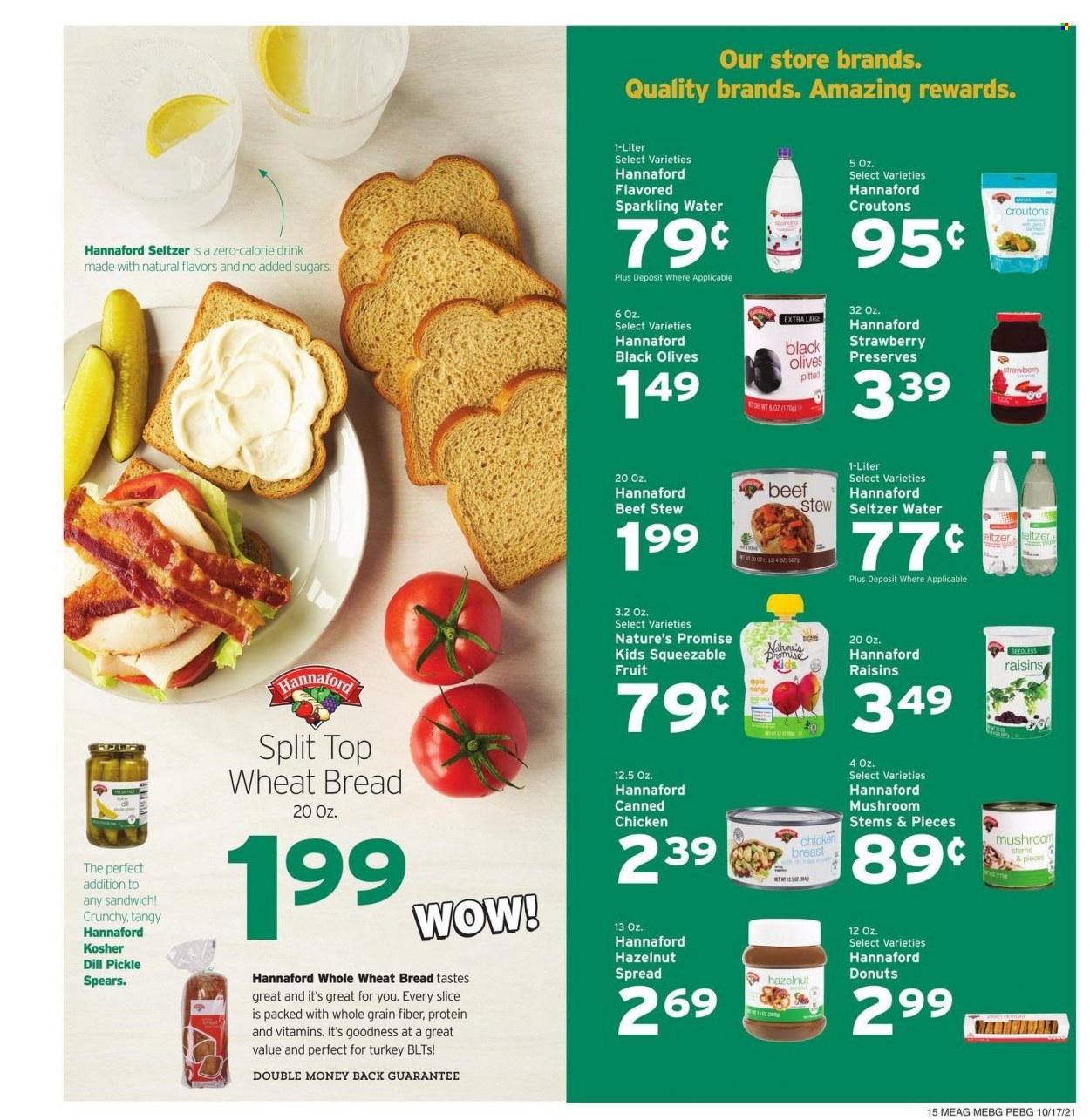 Hannaford ad - 10/17/2021 - 10/23/2021. Page 16