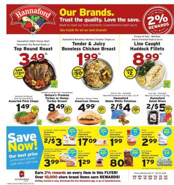 Hannaford Flyer - 10/17/2021 - 10/23/2021.