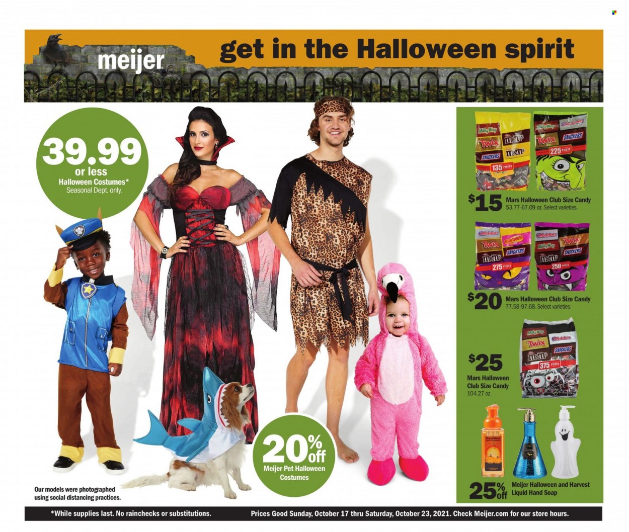 Meijer ad - 10/17/2021 - 10/23/2021. Page 1