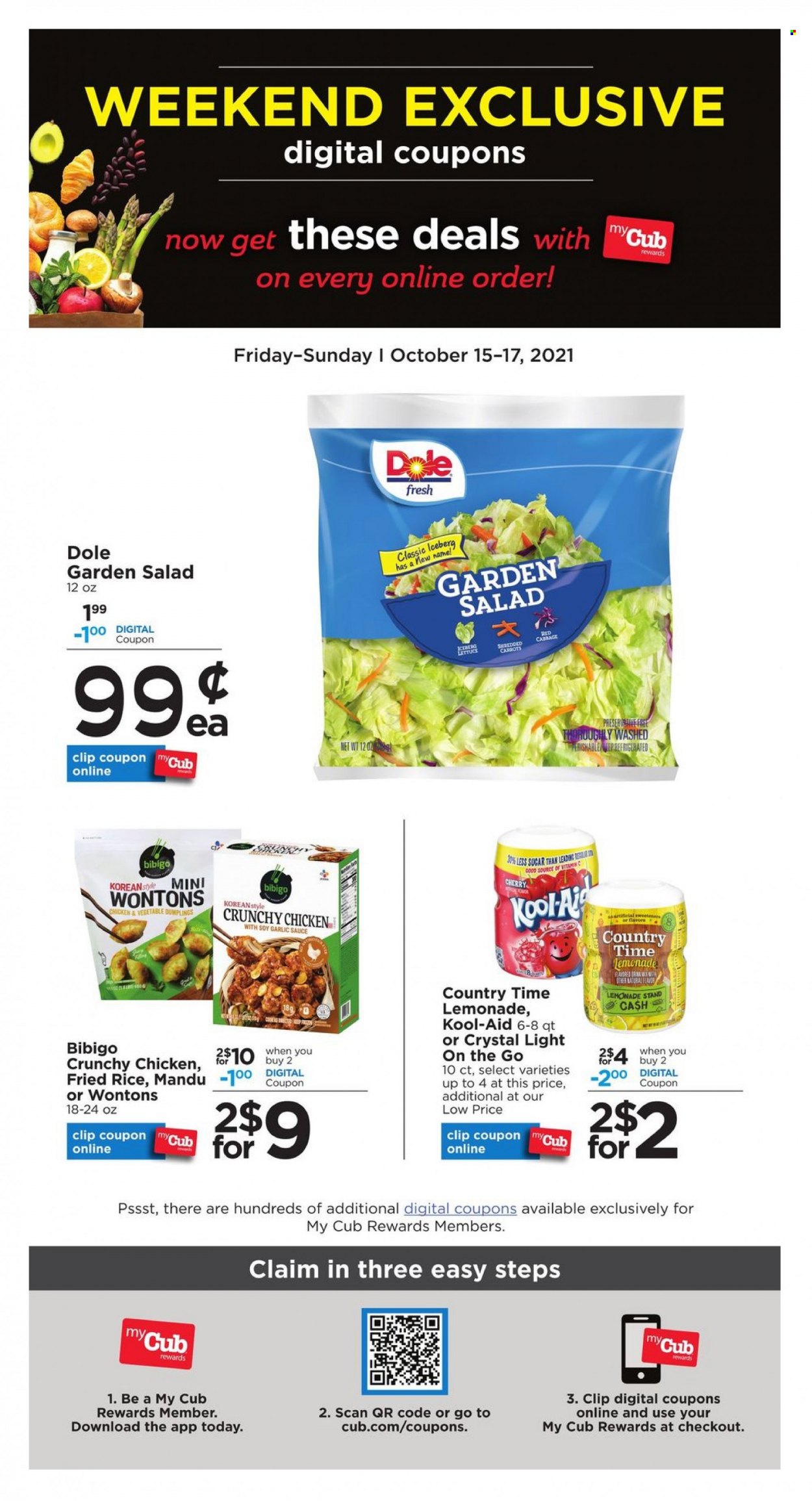 Cub Foods ad - 10/15/2021 - 10/17/2021. Page 1