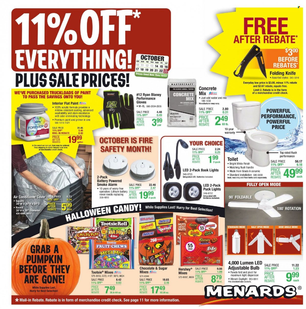 Menards ad - 10/14/2021 - 10/23/2021. Page 1