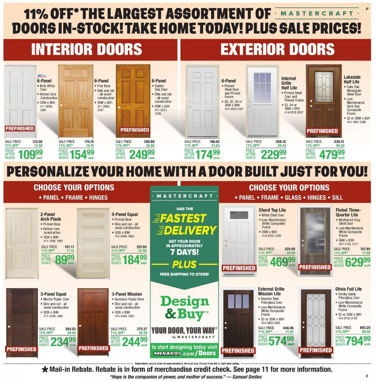 Menards ad - 10/14/2021 - 10/23/2021. Page 4