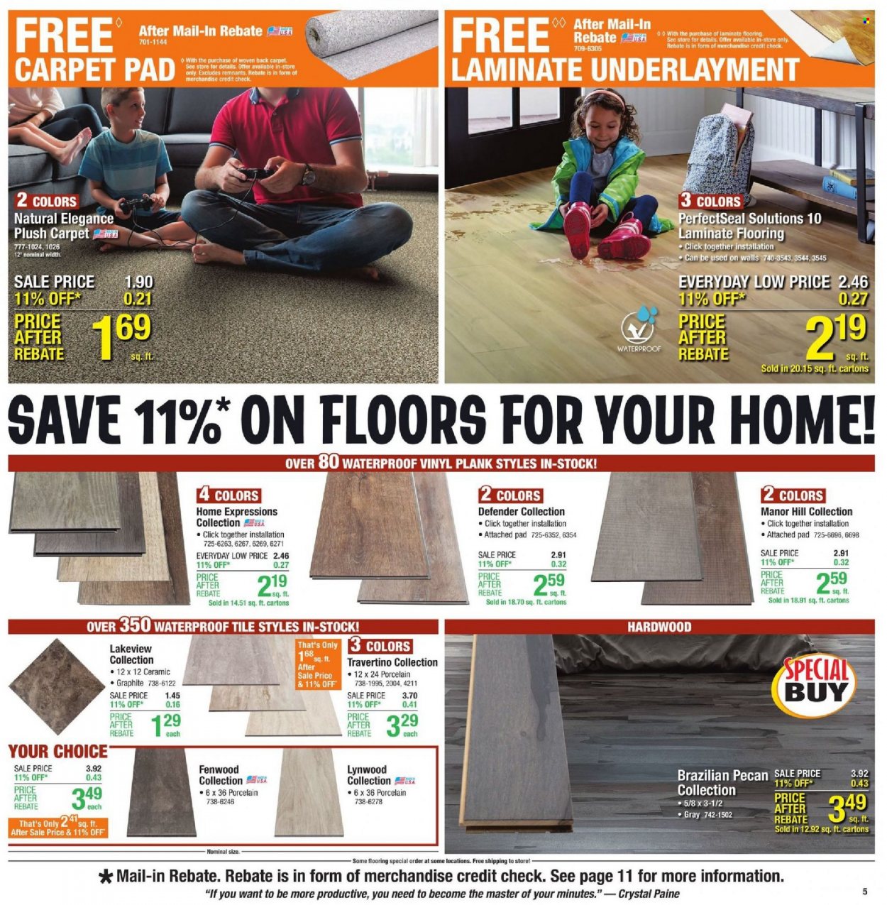 Menards ad - 10/14/2021 - 10/23/2021. Page 7