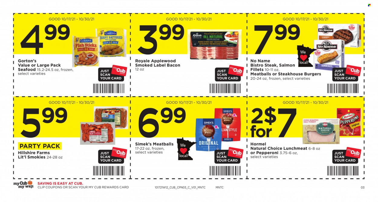 Cub Foods ad - 10/17/2021 - 10/30/2021. Page 3
