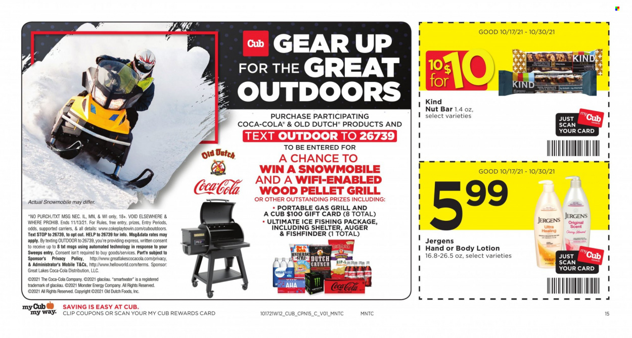 Cub Foods ad - 10/17/2021 - 10/30/2021. Page 15