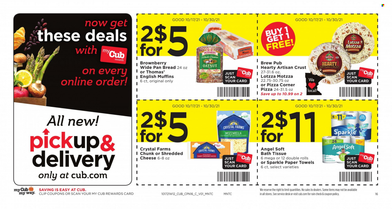 Cub Foods ad - 10/17/2021 - 10/30/2021. Page 16