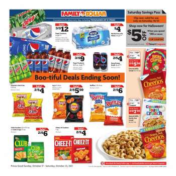 Family Dollar Flyer - 10/17/2021 - 10/23/2021.