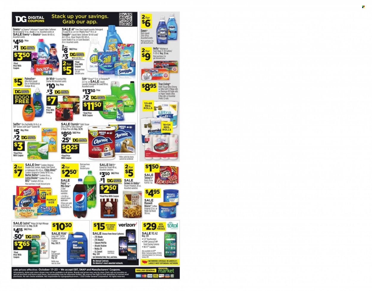 Dollar General ad - 10/17/2021 - 10/23/2021. Page 2