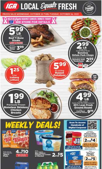 IGA Flyer - 10/20/2021 - 10/26/2021.