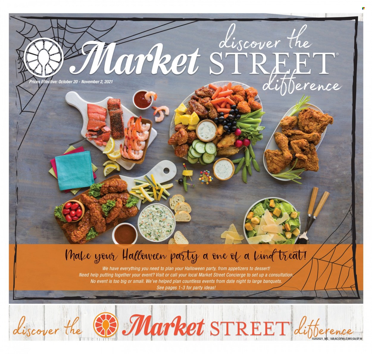 thumbnail - Market Street Flyer - 10/20/2021 - 11/02/2021 - Sales products - Halloween. Page 1.