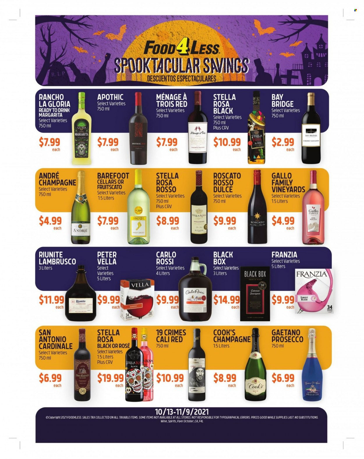 Food 4 Less ad - 10/13/2021 - 11/09/2021. Page 1