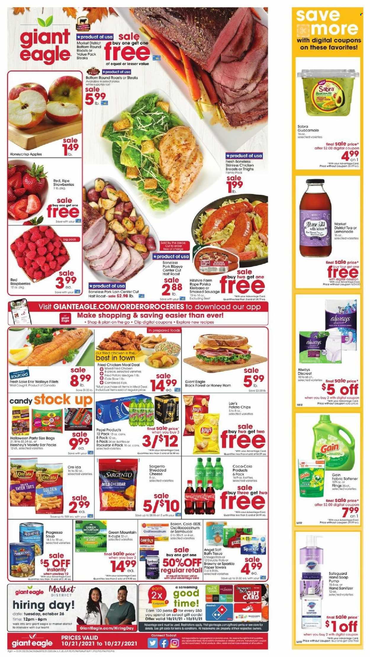 Giant Eagle ad - 10/21/2021 - 10/27/2021. Page 1