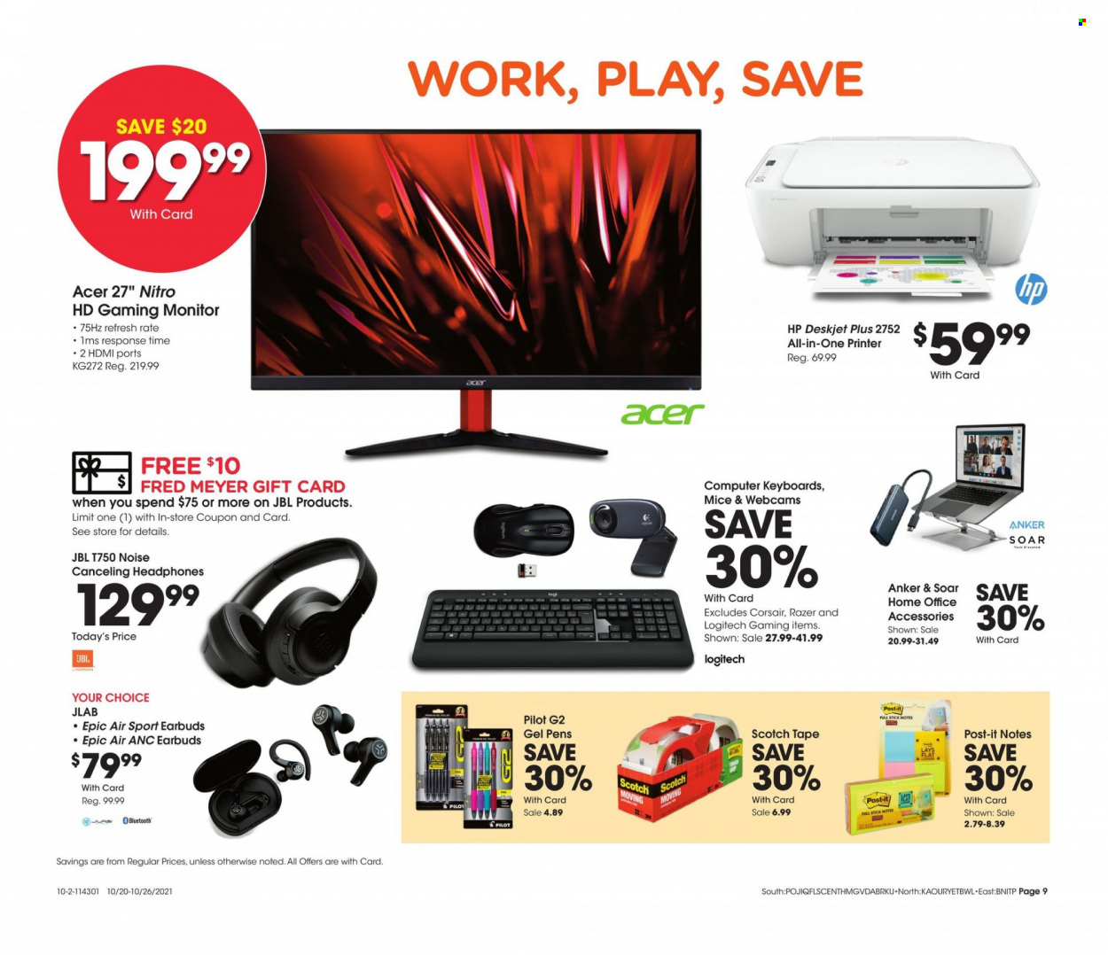 Fred Meyer ad - 10/20/2021 - 10/26/2021. Page 9