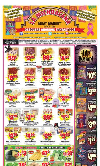 La Michoacana Meat Market Ad
