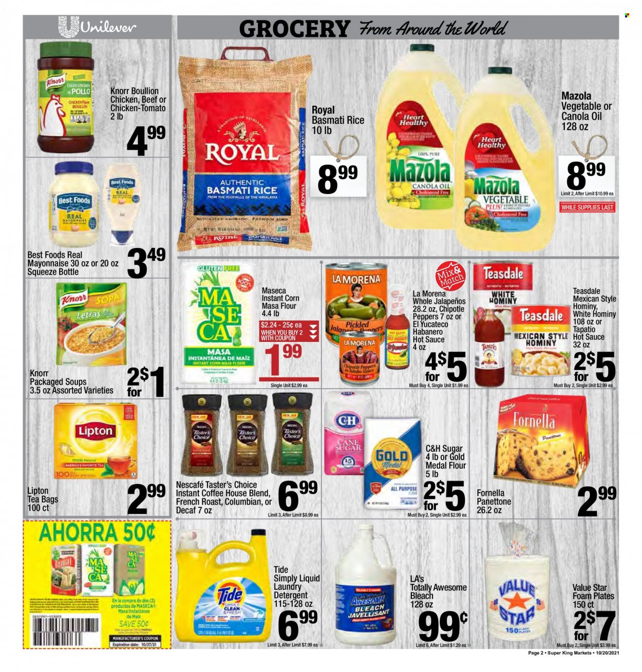 Super King Markets ad - 10/20/2021 - 10/26/2021. Page 2
