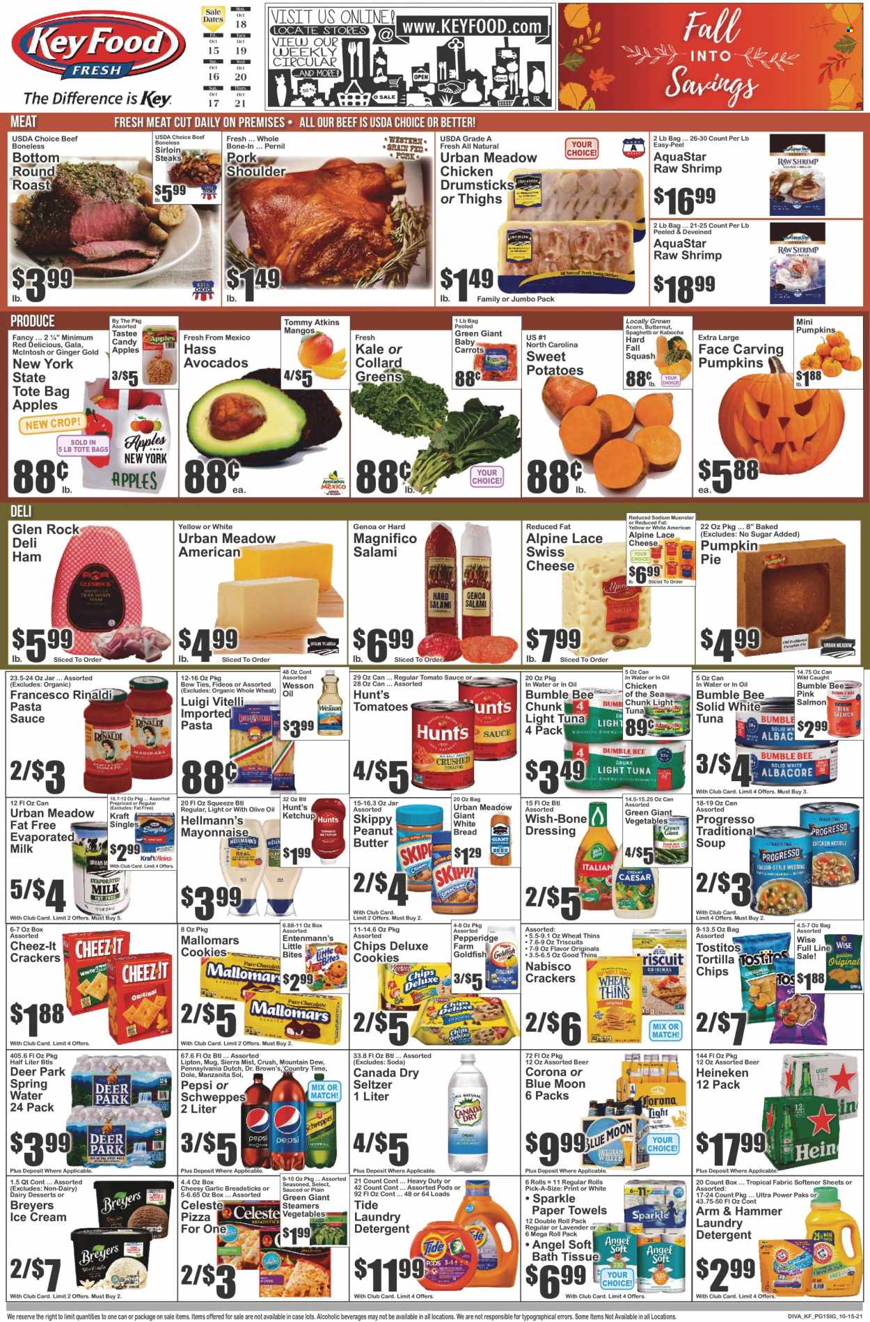 Key Food ad - 10/15/2021 - 10/21/2021. Page 1