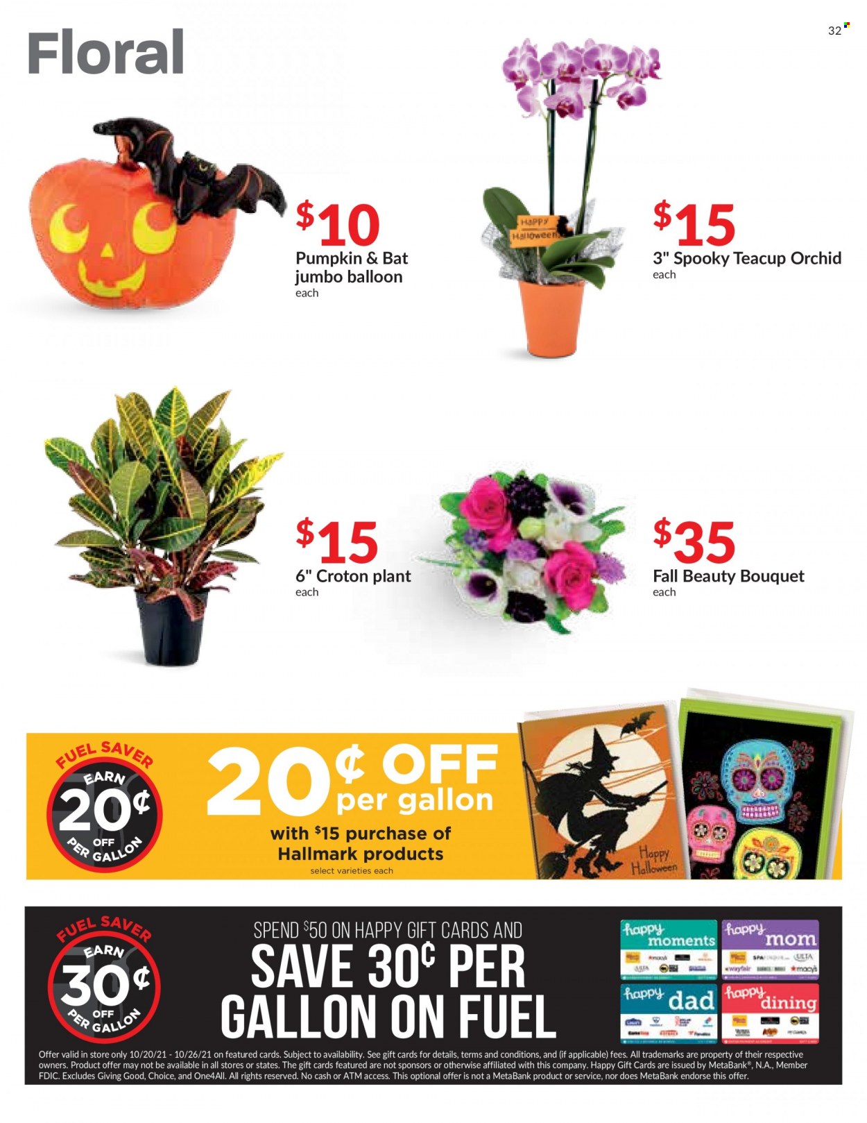Hy-Vee ad - 10/20/2021 - 10/26/2021. Page 32