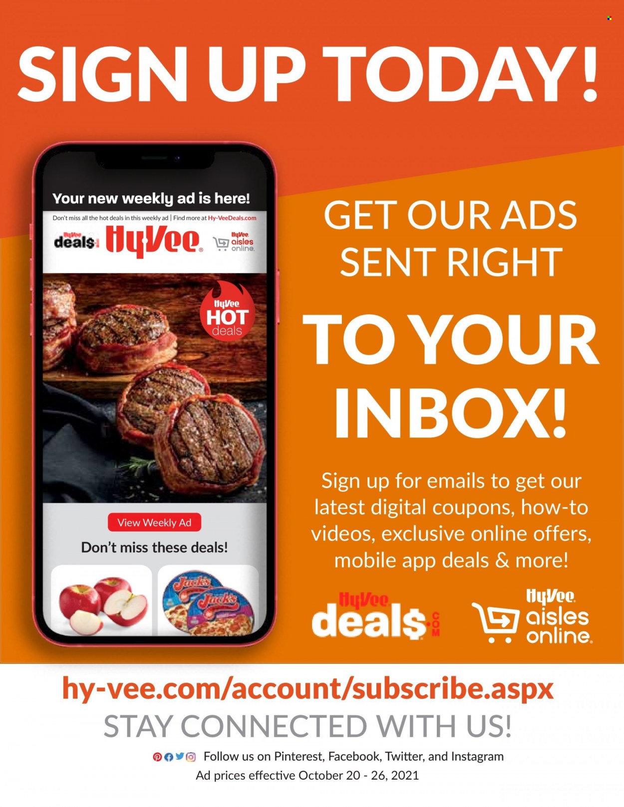 Hy-Vee ad - 10/20/2021 - 10/26/2021. Page 34