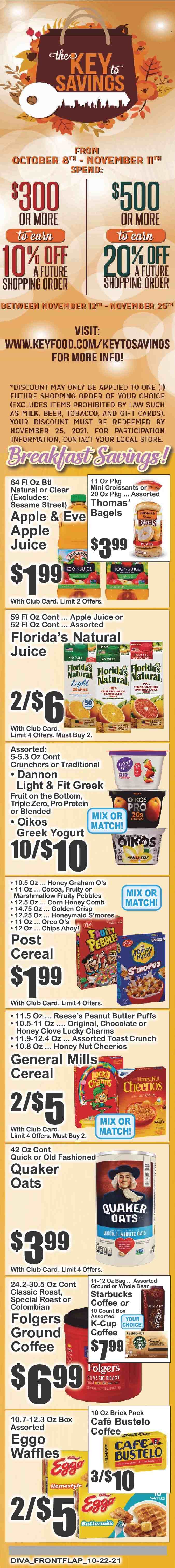Key Food ad - 10/22/2021 - 10/28/2021. Page 2