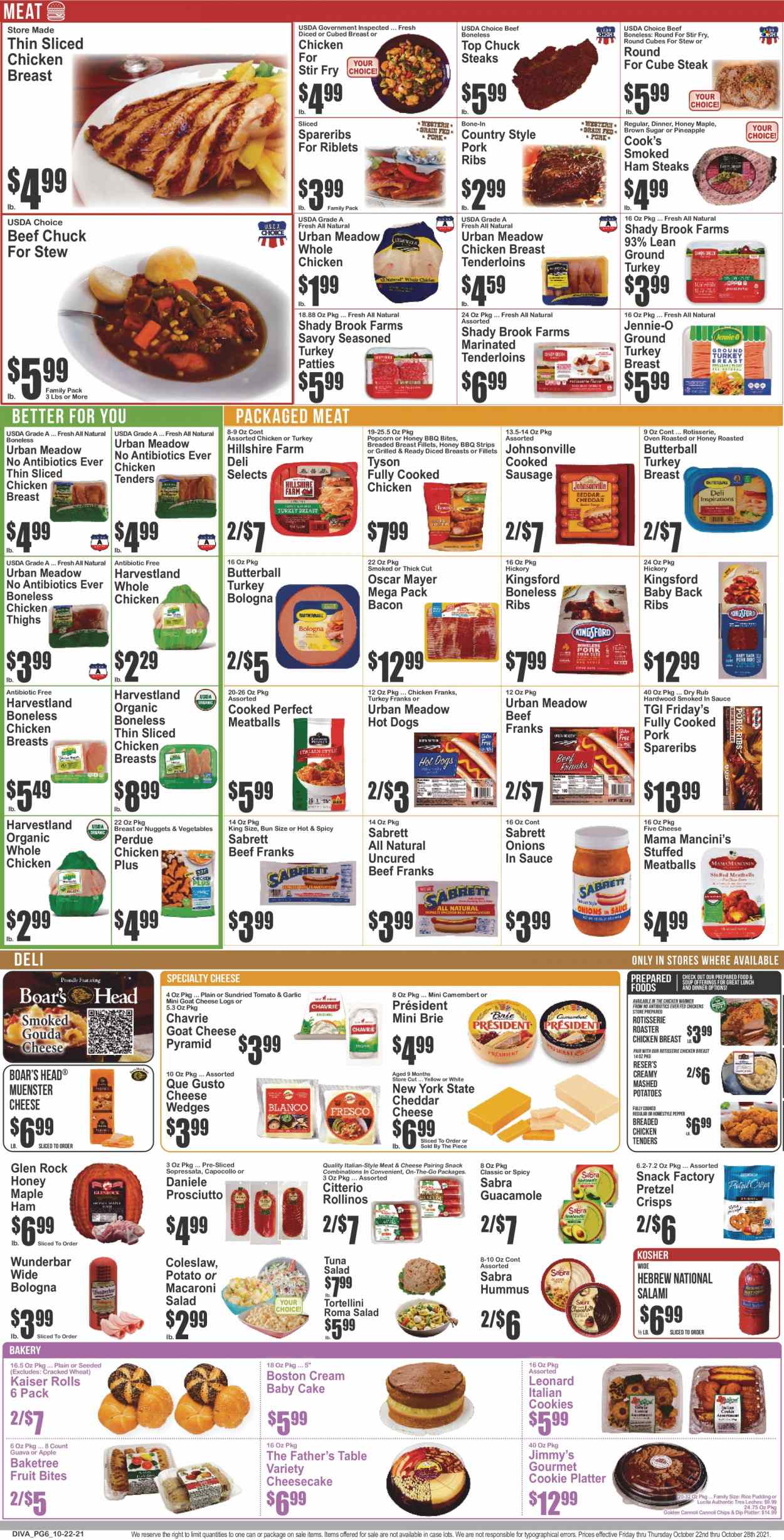 Key Food ad - 10/22/2021 - 10/28/2021. Page 7