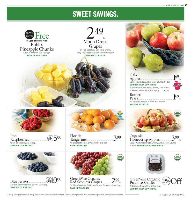 Publix ad - 10/21/2021 - 10/27/2021. Page 7