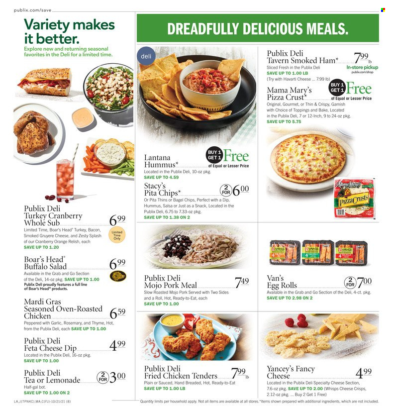 Publix ad - 10/21/2021 - 10/27/2021. Page 8