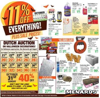 Menards Flyer - 10/21/2021 - 10/30/2021.