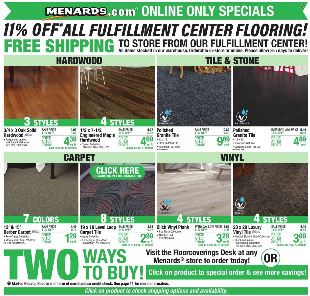 Menards ad - 10/21/2021 - 10/30/2021. Page 7