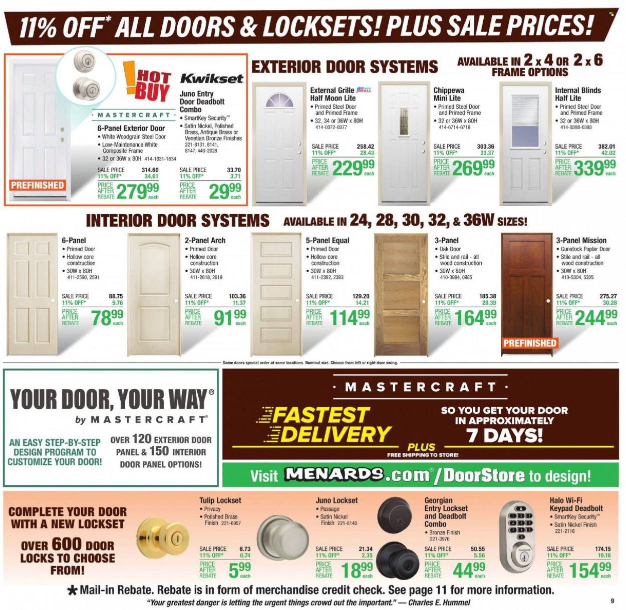 Menards ad - 10/21/2021 - 10/30/2021. Page 11