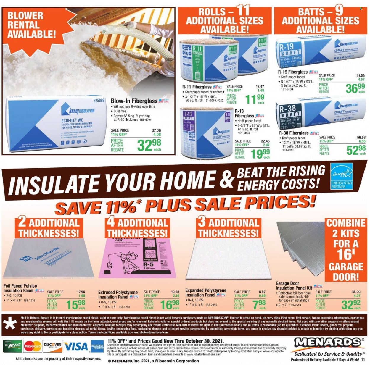 Menards ad - 10/21/2021 - 10/30/2021. Page 13