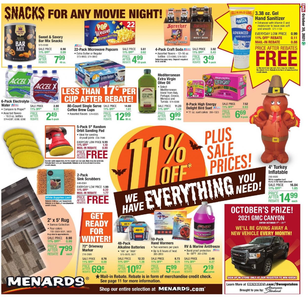 Menards ad - 10/21/2021 - 10/30/2021. Page 15