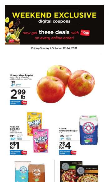 Cub Foods Flyer - 10/22/2021 - 10/24/2021.