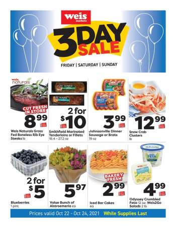 Weis Flyer - 10/22/2021 - 10/24/2021.