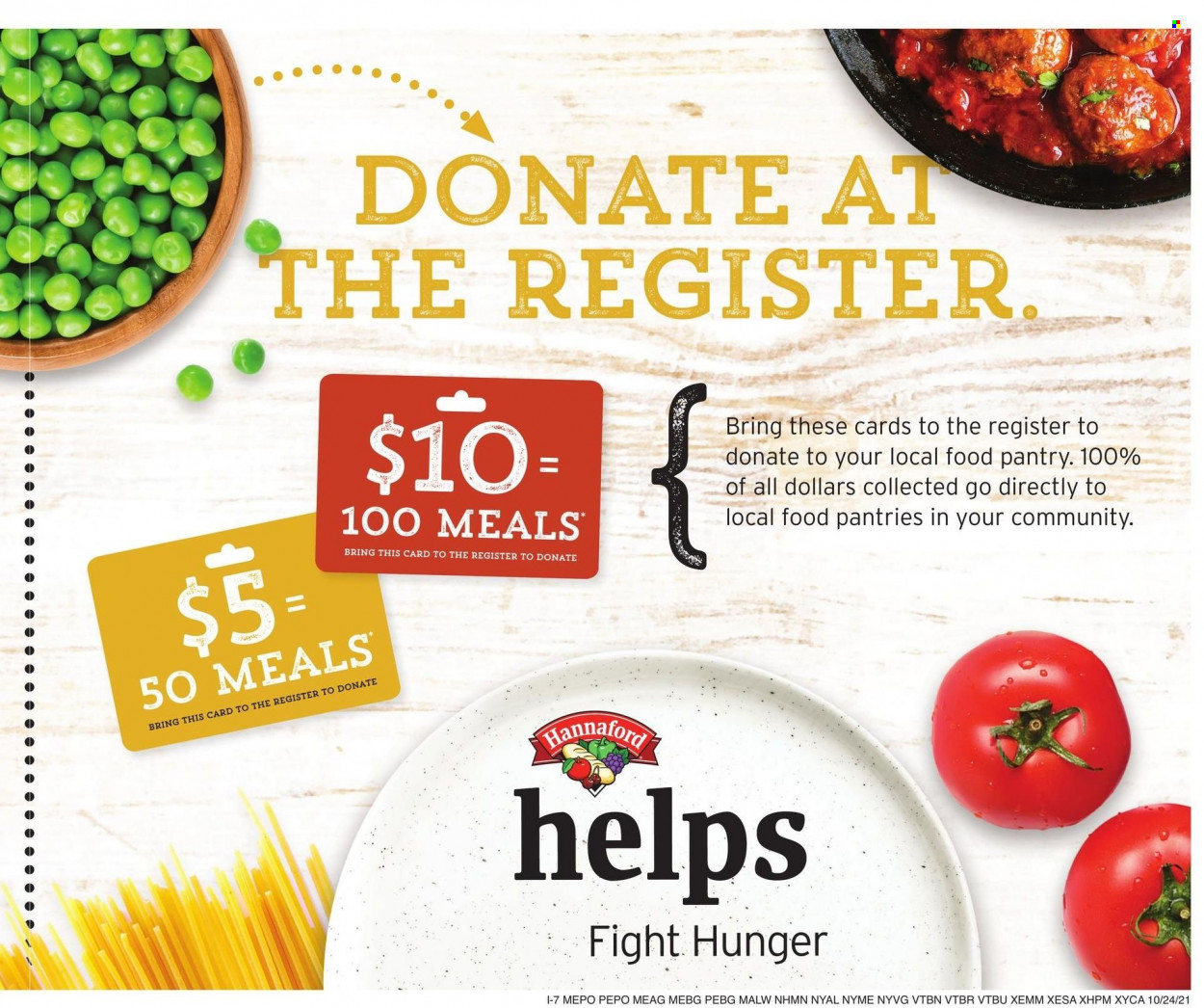 Hannaford ad - 10/24/2021 - 10/30/2021. Page 20
