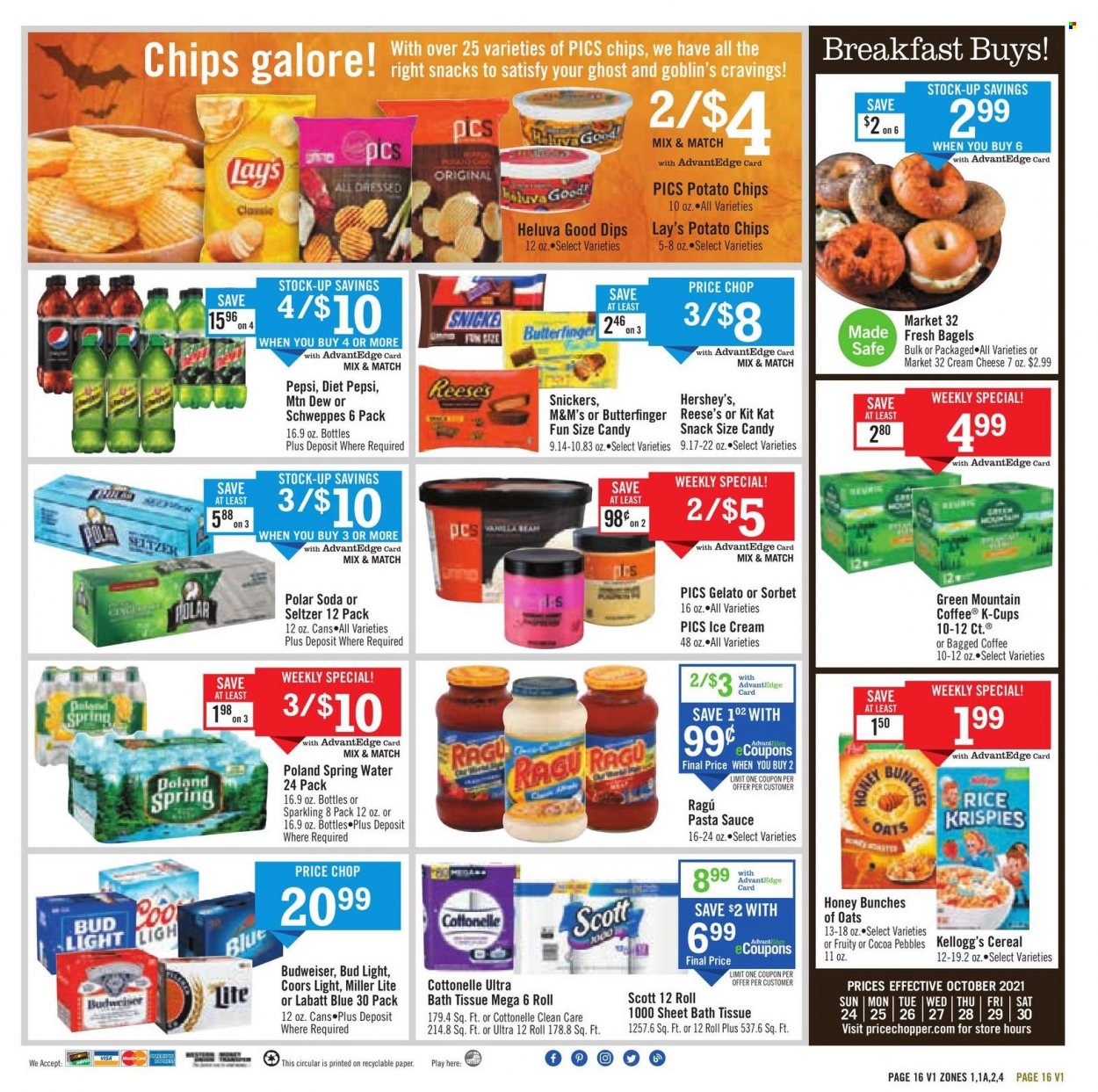 Price Chopper ad - 10/24/2021 - 10/30/2021. Page 16
