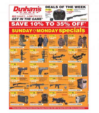 Dunhams Sports Ashland 256 Russell Road Opening Hours And Ad From 1112