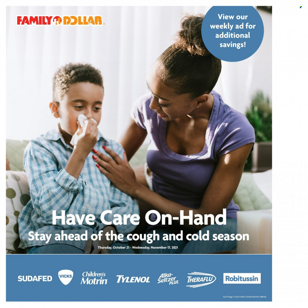 Family Dollar ad - 10/21/2021 - 11/17/2021. Page 1