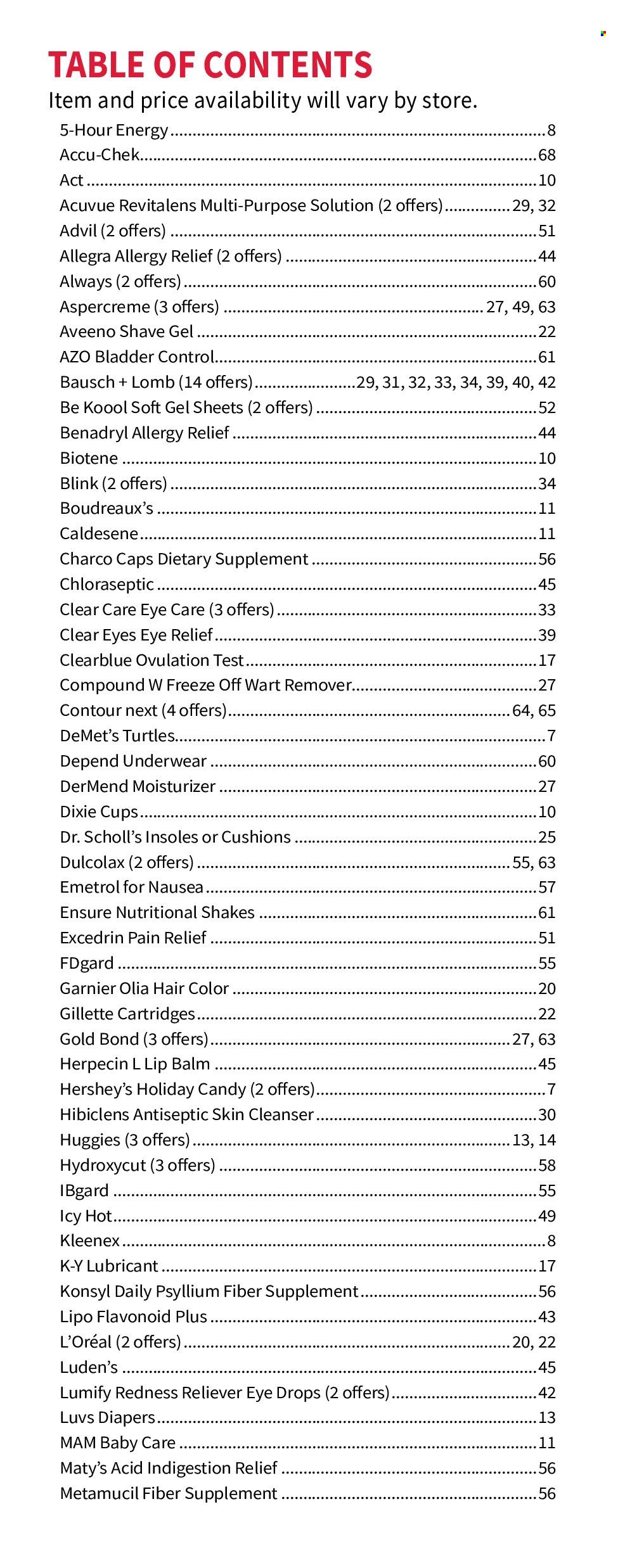 Walgreens ad - 10/24/2021 - 11/27/2021. Page 3