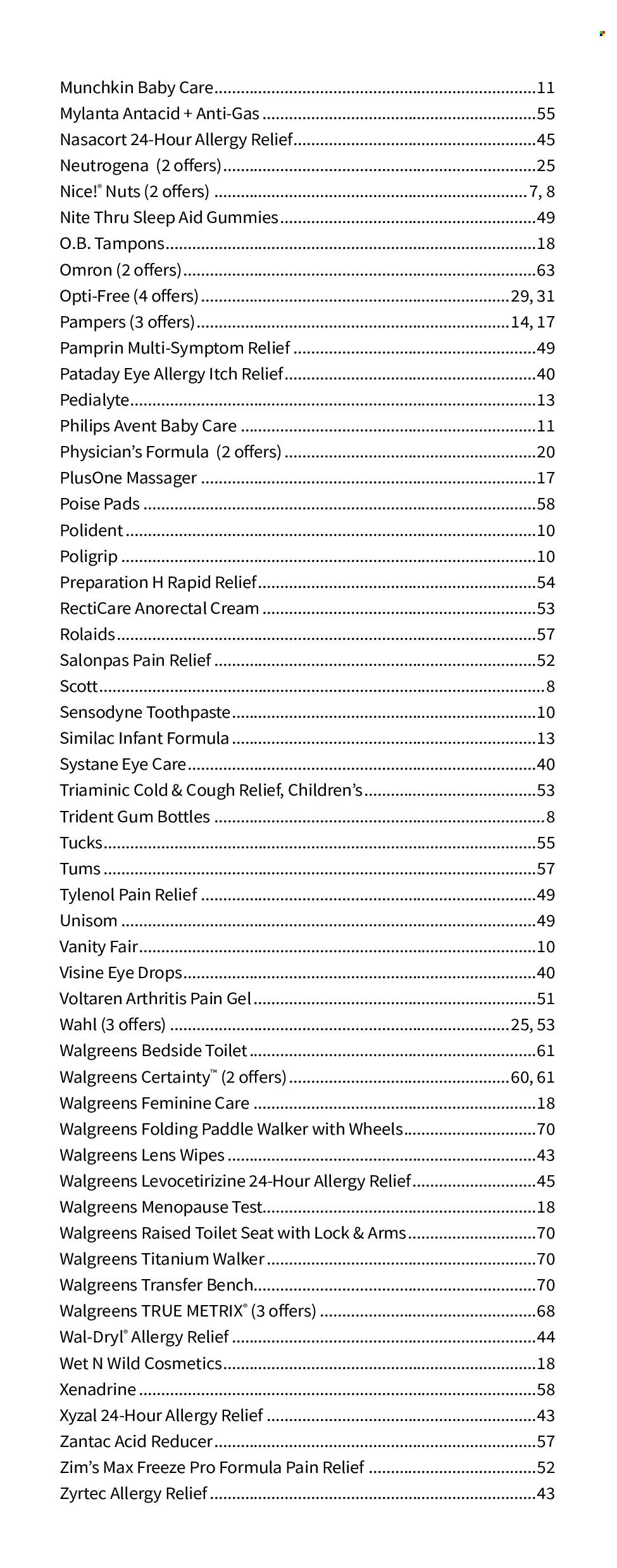 Walgreens ad - 10/24/2021 - 11/27/2021. Page 4