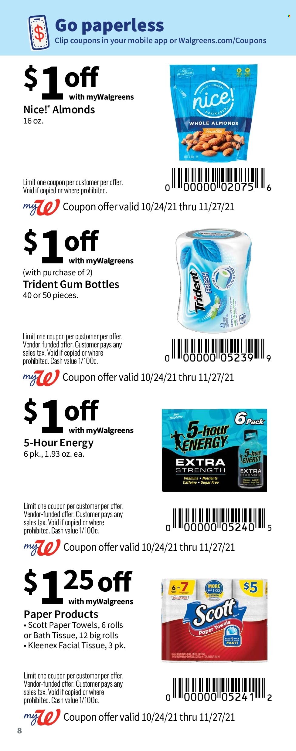 Walgreens ad - 10/24/2021 - 11/27/2021. Page 9