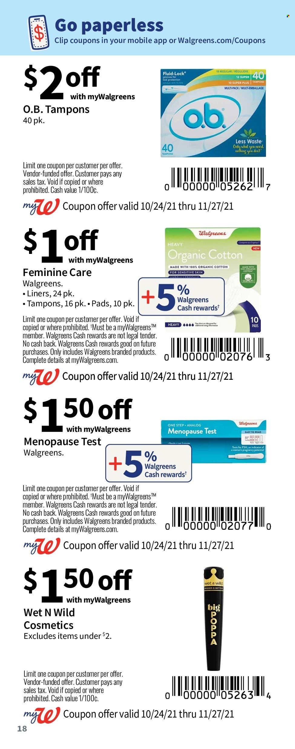 Walgreens ad - 10/24/2021 - 11/27/2021. Page 19