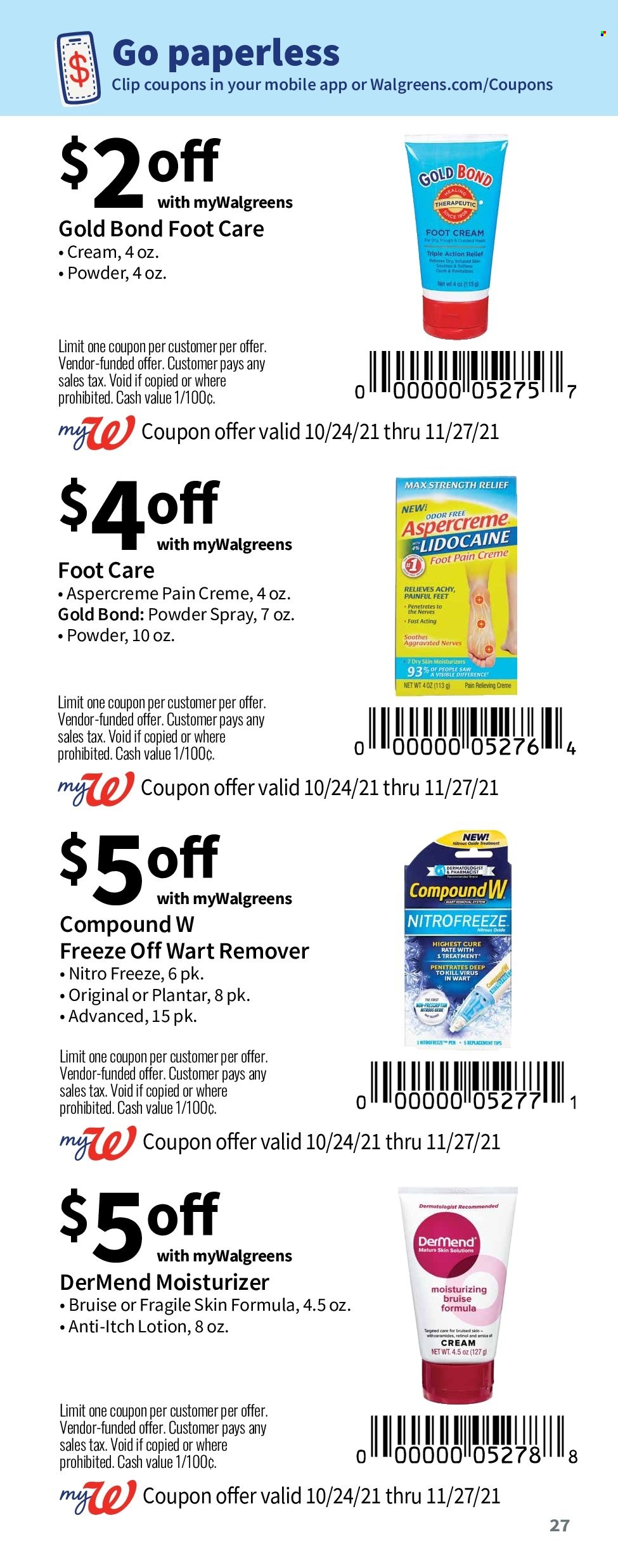 Walgreens ad - 10/24/2021 - 11/27/2021. Page 28