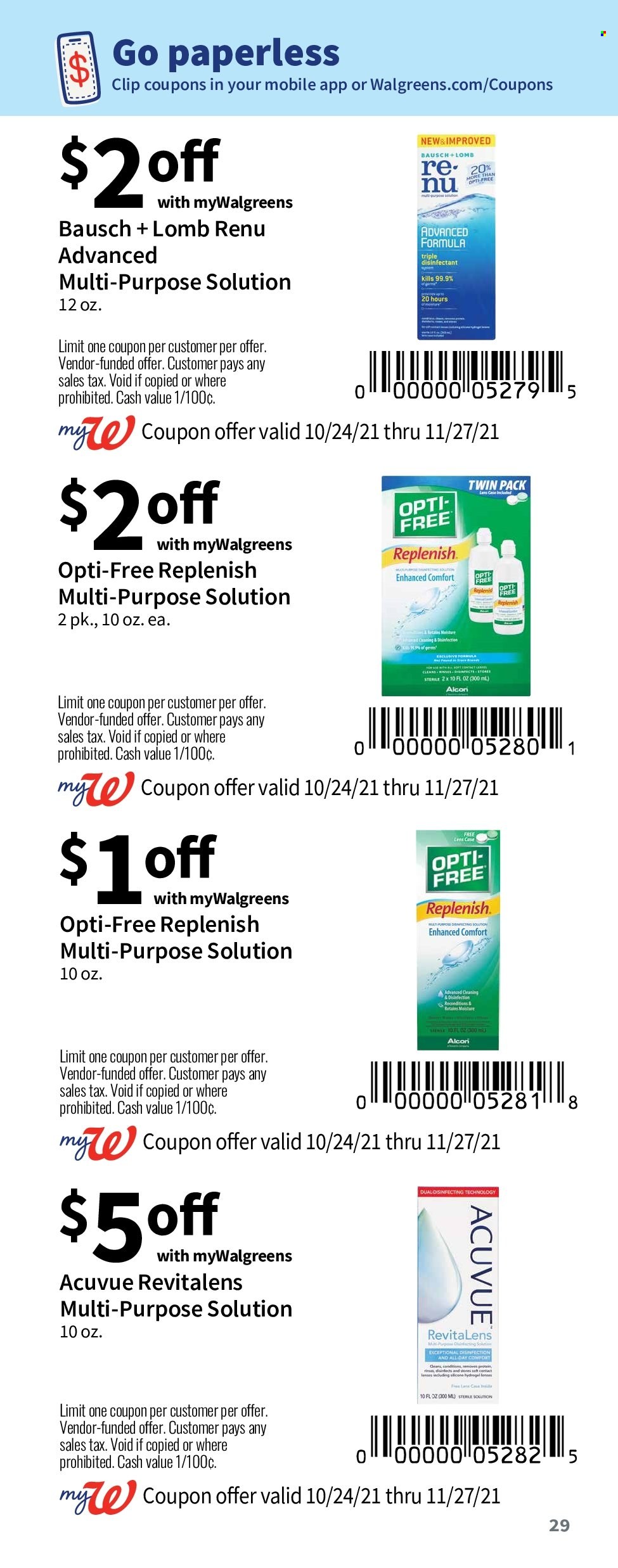 Walgreens ad - 10/24/2021 - 11/27/2021. Page 30