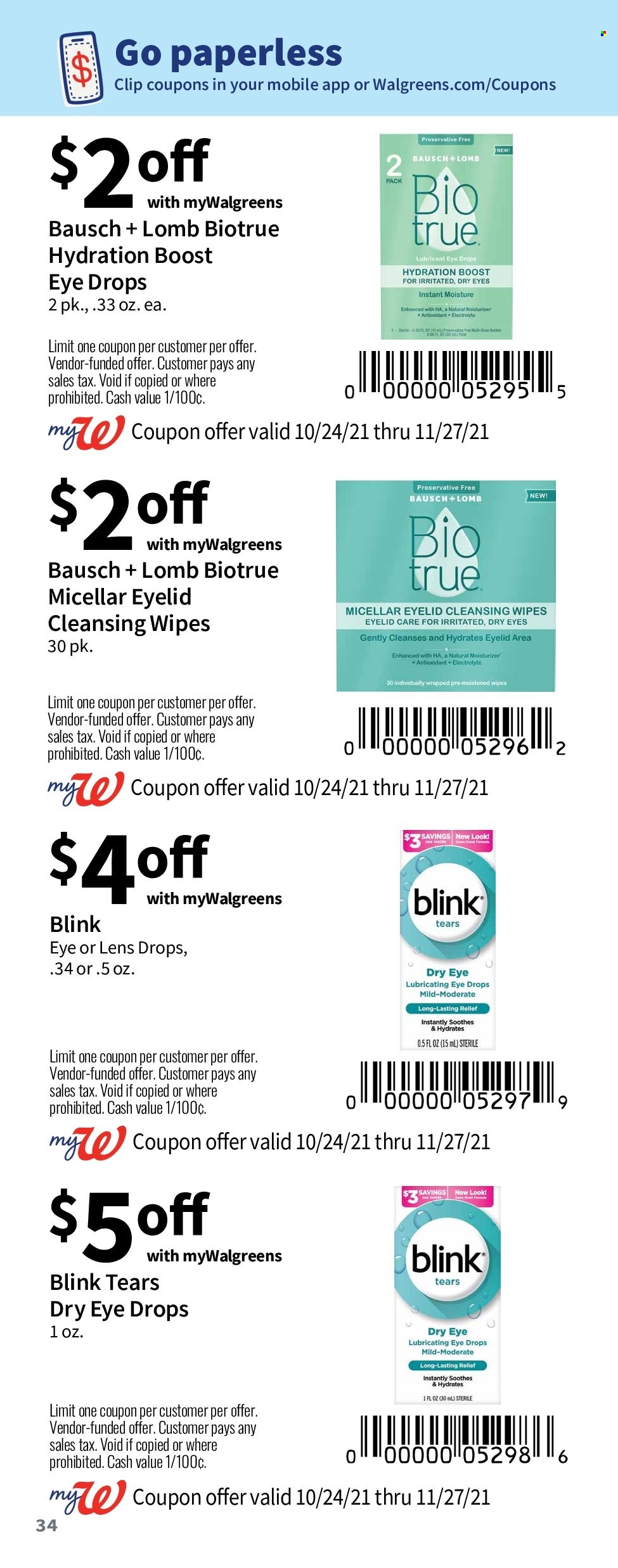 Walgreens ad - 10/24/2021 - 11/27/2021. Page 35