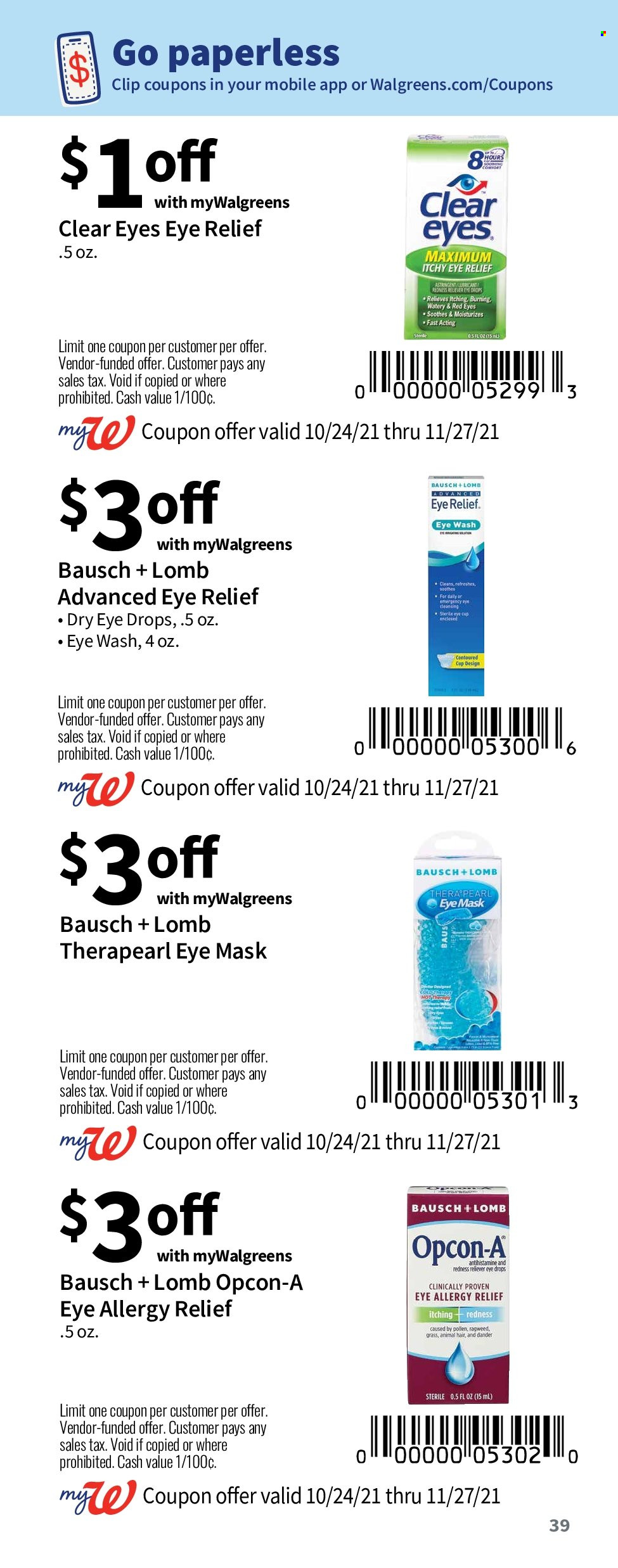 Walgreens ad - 10/24/2021 - 11/27/2021. Page 40