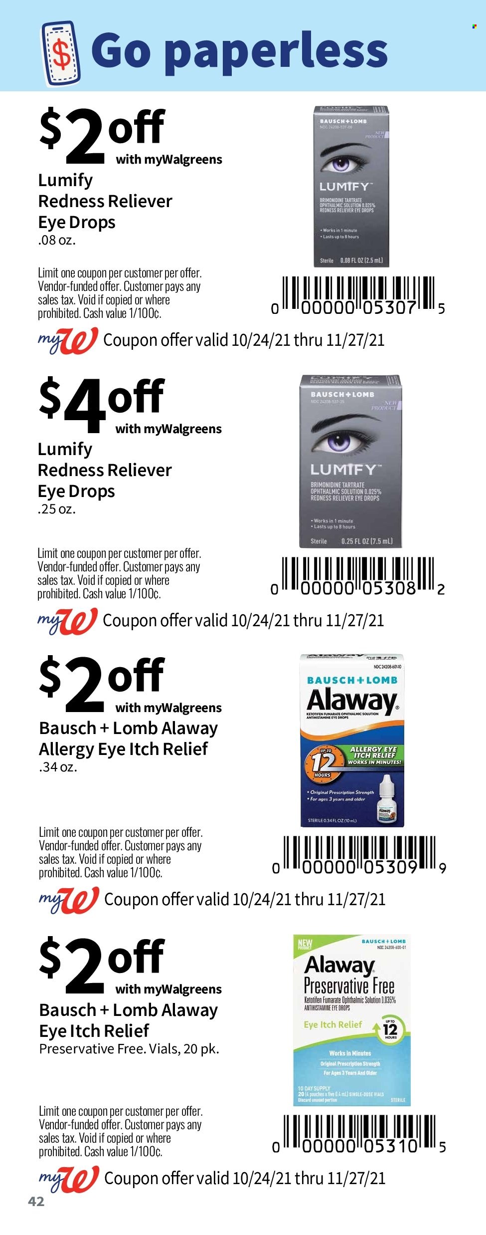 Walgreens ad - 10/24/2021 - 11/27/2021. Page 43